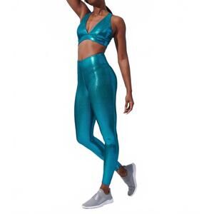 NEW HEROINE SPORT radiance support sports bra in lagoon